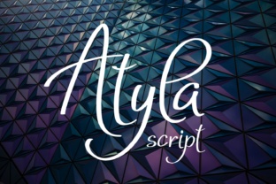 Atyla: The Script Font Your Design Toolkit Needs
