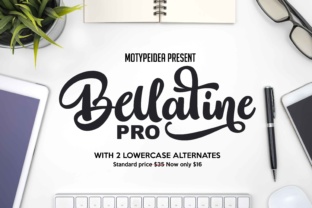Bellatine: Bold Handwritten Font for Modern Design