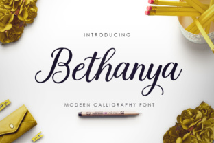 Bethanya: A Modern Calligraphic Font for Branding and Creative Projects