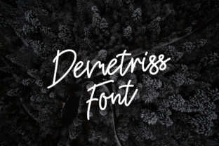 Demetriss: A Handwritten Font That Bridges Authenticity and Versatility in Digital Design