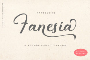 Fanesia: A Handwritten Script With Strategic Depth for Modern Design