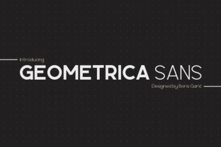 Geometrica Sans: Where Geometry Defines Typographic Clarity