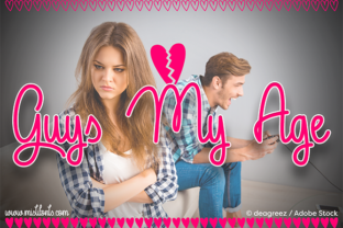 Guys My Age: A Monoline Script Font for Creative Projects