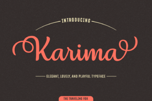 Karima: A Script Font Built for Process-Driven Design Workflows