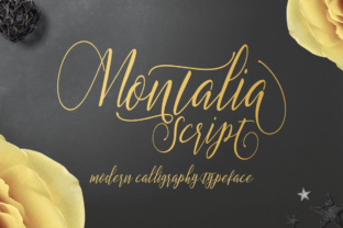 Montalia Script: A Modern Handwritten Calligraphy Font