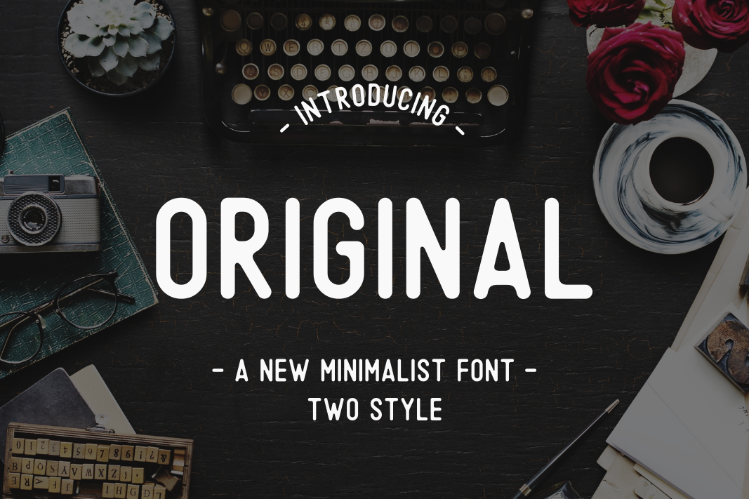 Original Font: A Vintage Display Typeface Built for Modern Design