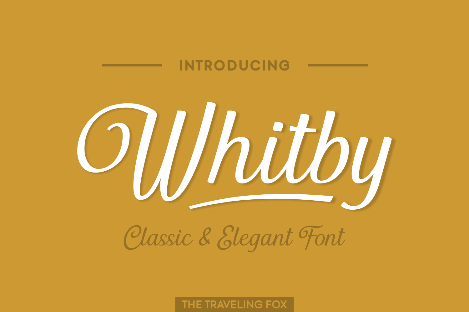 Whitby: A Classic Script Font for Modern Designers